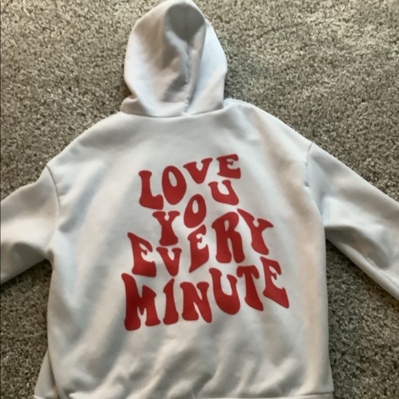 SHEIN | Sweaters | Love You Every Minute Hoodie | Poshmark